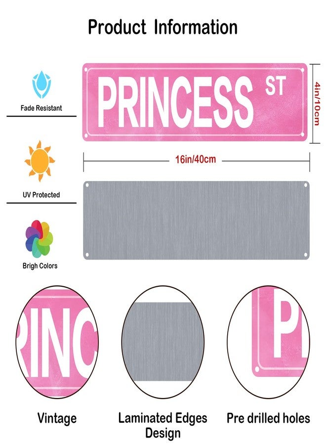 CrazySign Pink Metal Tin Sign - Cute Princess Room Wall Decor for Home Bar Bedroom or Dorm, Gift for Friends 16x4 Inches (710) - Image 2